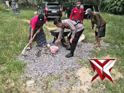 POLRES OKI HADIR AMAN BAE