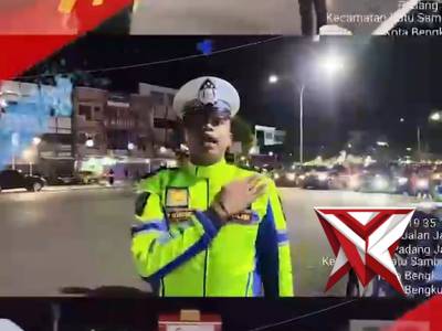 *PATROLI BLUE LIGHT SATLANTAS POLRESTA BENGKULU CIPTAKAN KAMSELTIBCAR LANTAS AMAN DAN KONDUSIF* - PoliceTube