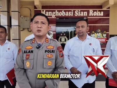 Polres Tapteng Kembalikan 3 Unit Sepeda Motor Hasil Ungkap Kasus Curanmor ke Pemiliknya