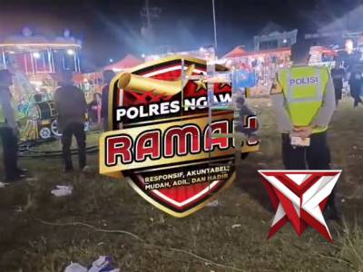 Polsek Kendal melaksanakan kegiatan patroli dan pengamanan pasar malam