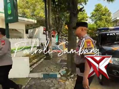 PATROLI HARKAMTIBMAS DI WIL KEC. NGAWI