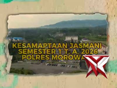 kesamaptaan jasmani semester 1 T. A. 2026 polres morowali