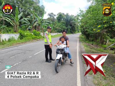 GIAT RAZIA R2 DAN R4 POLSEK CEMPAKA
