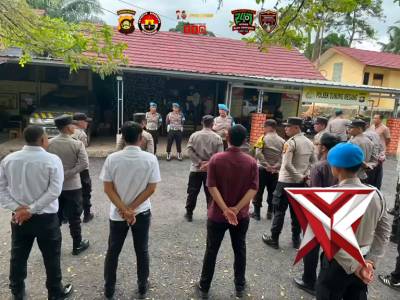 giat Opstibplin dari Bidpropam Polda Sumsel kepada seluruh Personil Polsek Gunung Megang - PoliceTube