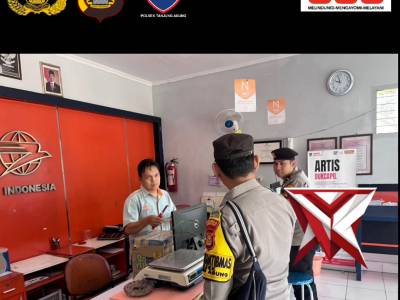AZA 11. Patroli dialogis Polsek Tanjung Agung di Kantor Pos, memastikan Tanjung Agung tetap aman??