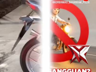 korbinmas_baharkam_polri Sobat Binmas, knalpot brong sering dianggap keren dan jadi simbol gaya berk