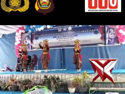 BD 9. Bhabinkamtibmas Hadiri Pelepasan Siswa Kelas IX SMPN 1 Panang Enim ?????