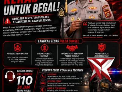 KAPOLDA SUMSEL ULTIMATUM KERAS UNTUK BEGAL