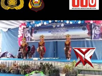 DA 14.Bhabinkamtibmas Hadiri Pelepasan Siswa Kelas IX SMPN 1 Panang Enim ????? - PoliceTube