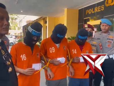 Kapolresta Bengkulu Kombes Pol Rahmad Hidayat, S.S., M.H memimpin langsung kegiatan press release da
