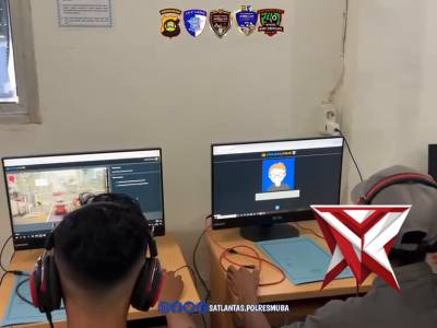 SATLANTAS POLRES MUBA UJIAN TEORI SIM?