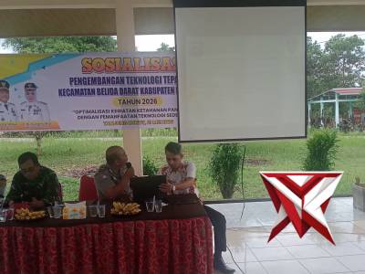 Wo
Kanit binmas menyampaikan materi ttg ketahanan pangan