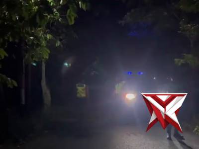 Personil Polsek Belitang I melaksanakan giat Patroli Subuh di desa Karang Kemiri Kec. Belitang