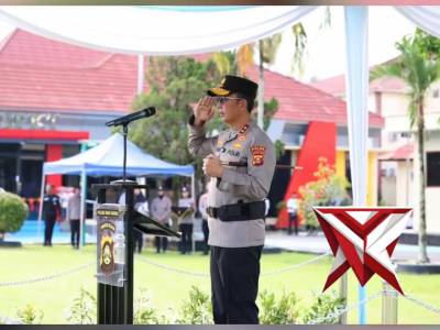 KAPOLDA SUMSEL PIMPIN APEL SABUK KAMTIBMAS - PoliceTube