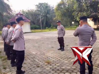 Kegiatan rutin apel pagii