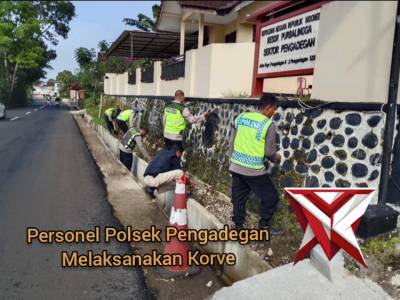 Personel Polsek Pengadegan Melaksanakan Korve - PoliceTube