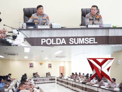 Giat arahan bapak wakapolda Sumsel ttg anev police tube bagi personel polda sumsel.