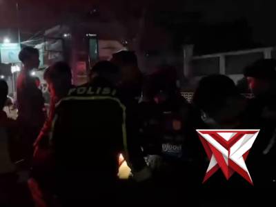 Personel Patroli Perintis Presisi Polres Cimahi yang dipimpin oleh Kanit Dalmas II - Ipda Dwy Saputr