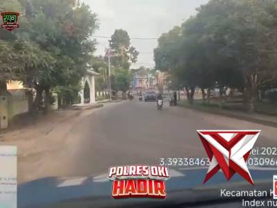Patroli Sore Personel Satlantas Polres OKI