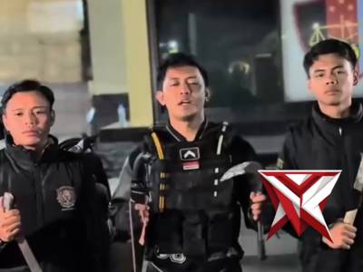 Personel Patroli Perintis Presisi Polres Cimahi dipimpin oleh Kanit II Dalmas Samapta - IPDA DWY SAP