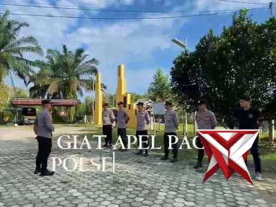 Giat Apel Pagi Polsek Penukal