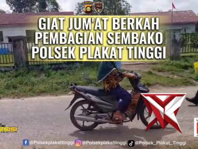 Polisi selalu ada untuk saling memberi dan berbagi kepada masyarakat