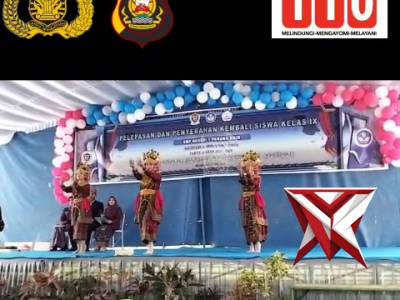 AZA 17.Bhabinkamtibmas Hadiri Pelepasan Siswa Kelas IX SMPN 1 Panang Enim ?????