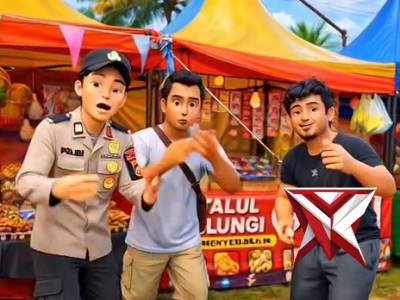 Polsek BTS Ulu mengajak masyarakat untuk menjaga pasar malam bersama-sama agar aman dan tertib ??
