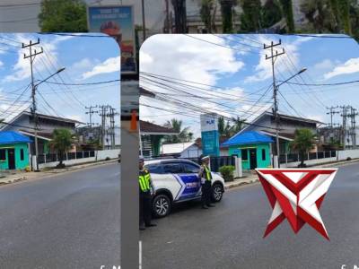Patroli Siang Personel Satlantas Polres OKI..