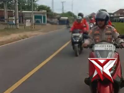 NYAGO OKI AMAN BAE POLRES OKI HADIR
