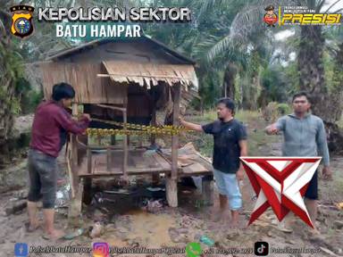 patroli ketempat yang diduga sering transaksi jual beli sabu di wilkum polsek batu hampar