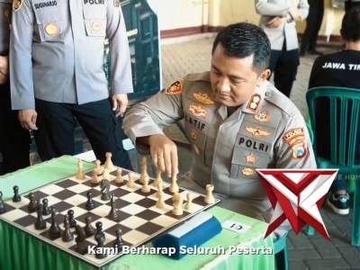 Polres Probolinggo Gelar Lomba Catur Cepat Kapolres Cup