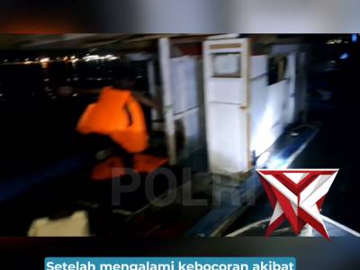 apal pancing JODY II nyaris tenggelam di alur Pelabuhan Tanjung Priok