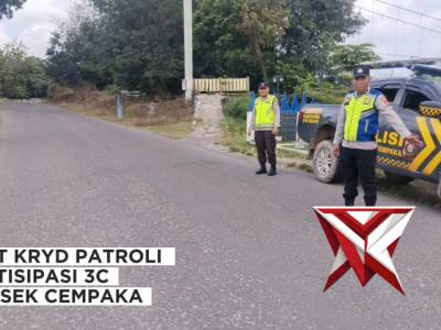 GIAT PATROLI ANTISIPASI 3C POLSEK CEMPAKA