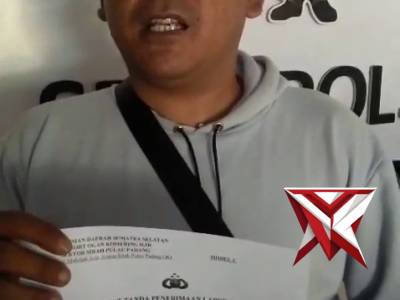 Ucapan terima kasih masyarakat  atas pelayanan polsek sp padang