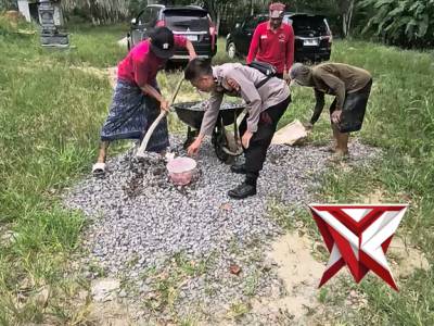POLRES OKI HADIR AMAN BAE