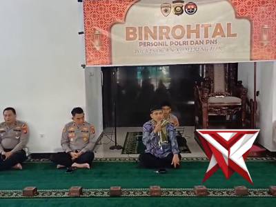 POLRES OKI HADIR
GIAT BINROHTAL PERSONEL & PNS POLRES OKI