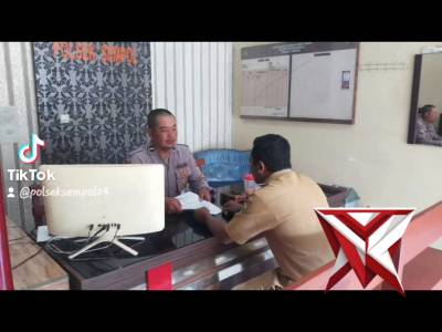 Polsek Sempol Hadir Berikan Pelayanan Terbaik - PoliceTube