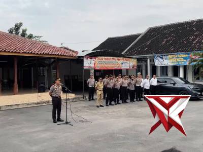 Apel PH Pagi Polres Sukoharjo serta Apresiasi kepada Relawan Yuyu Kangkang dalam membantu masyarakat