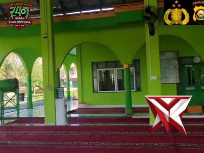 Personil Polsek Gelumbang melaksanakan Kurve di rumah ibadah