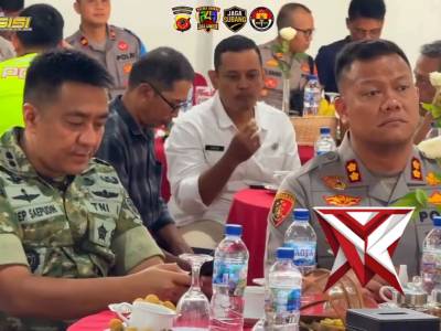 Kegiatan kapolres subang mengikuti launching KDMP