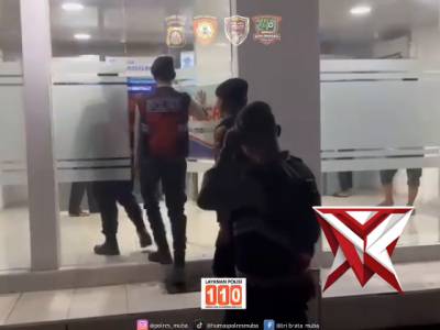 Pers Sat Samapta Melaksanakan Patroli Malam