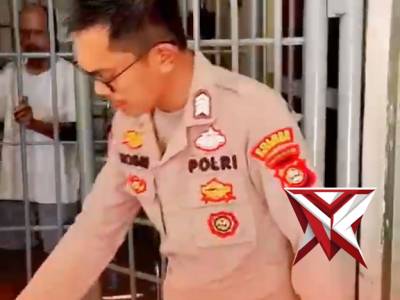 7. Pers piket cek ruangan tahanan