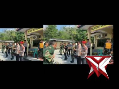 Polsek Baturaja Timur menerima Kunjungan Siswa Ba Infanteri - PoliceTube
