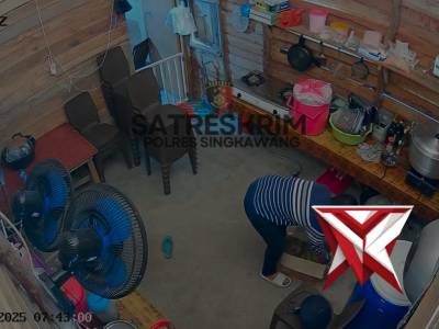 Satreskrim Polres Singkawang berhasil mengamankan pelaku pencurian yang meresahkan kota Singkawang