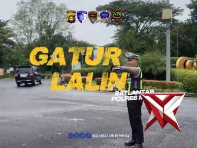 SAT LANTAS POLRES MUBA GATUR LALIN - PoliceTube