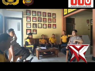 BP 6. Bincang santai Kapolsek Tanjung Agung bersama para PS. Kanit?