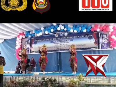 DA 12.Bhabinkamtibmas Hadiri Pelepasan Siswa Kelas IX SMPN 1 Panang Enim ????? - PoliceTube