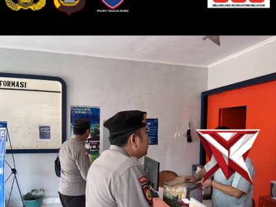 AJ 3. Patroli dialogis Polsek Tanjung Agung di Kantor Pos, memastikan Tanjung Agung tetap aman??
