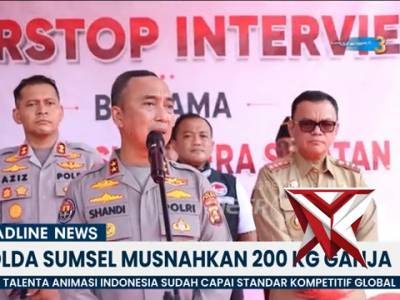 200kg ganja dimusnahkan